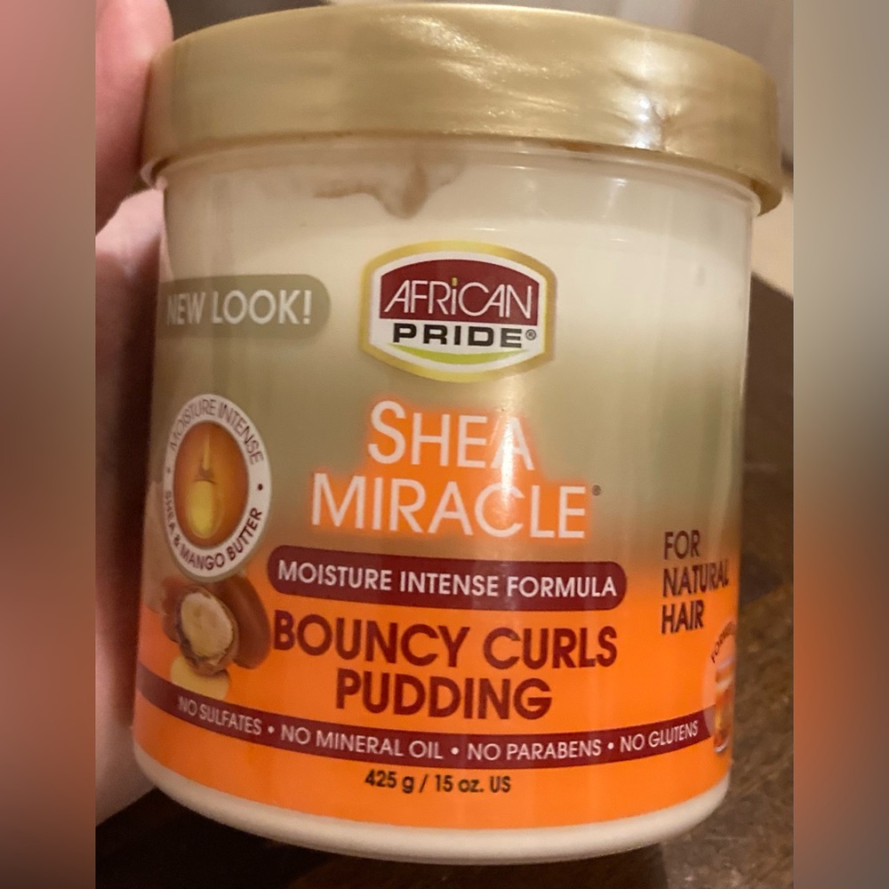 NWT 15 oz. Shea Miracle Moisture Intense Formula Bouncy Curls Pudding